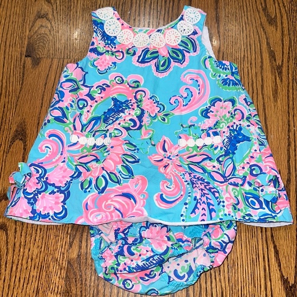 Lilly Pulitzer Baby Girl's Lilly Shift Set In Neutral | ModeSens